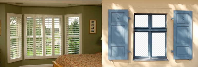 Charlotte North Carolina outdoor and indoor shutters