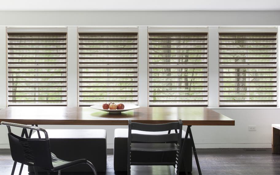 Shutters in a kitchen in Charlotte