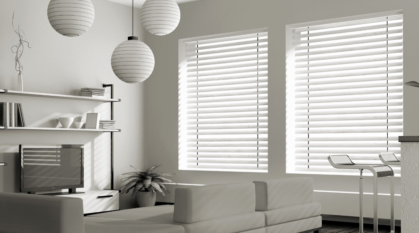 Polywood blinds in kitchen