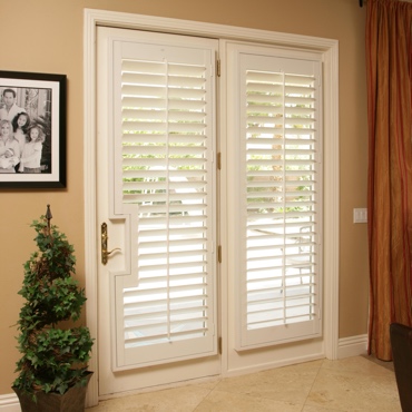Charlotte Patio Door Shutter Choices Sunburst Shutters Charlotte