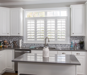 Stylish Design Shutters in Charlotte kitchen