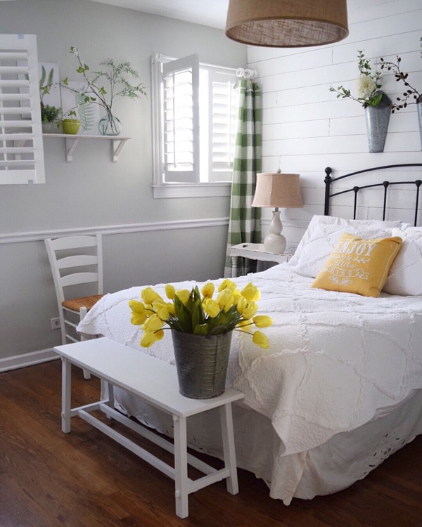 Charlotte cottage bedroom shutters