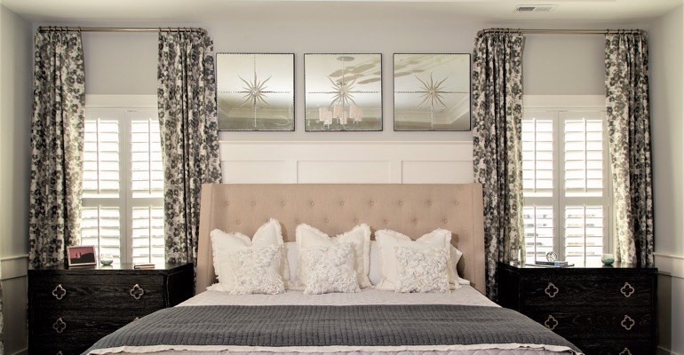 A box store smaller curtain can add some interest, and can easily be swapped out.
