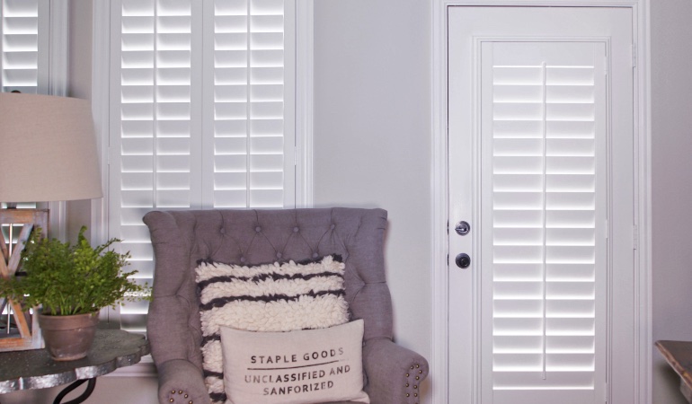 Reupholstering is a great lesson on how to bring new life to old furniture. Plantation shutters in Charlotte